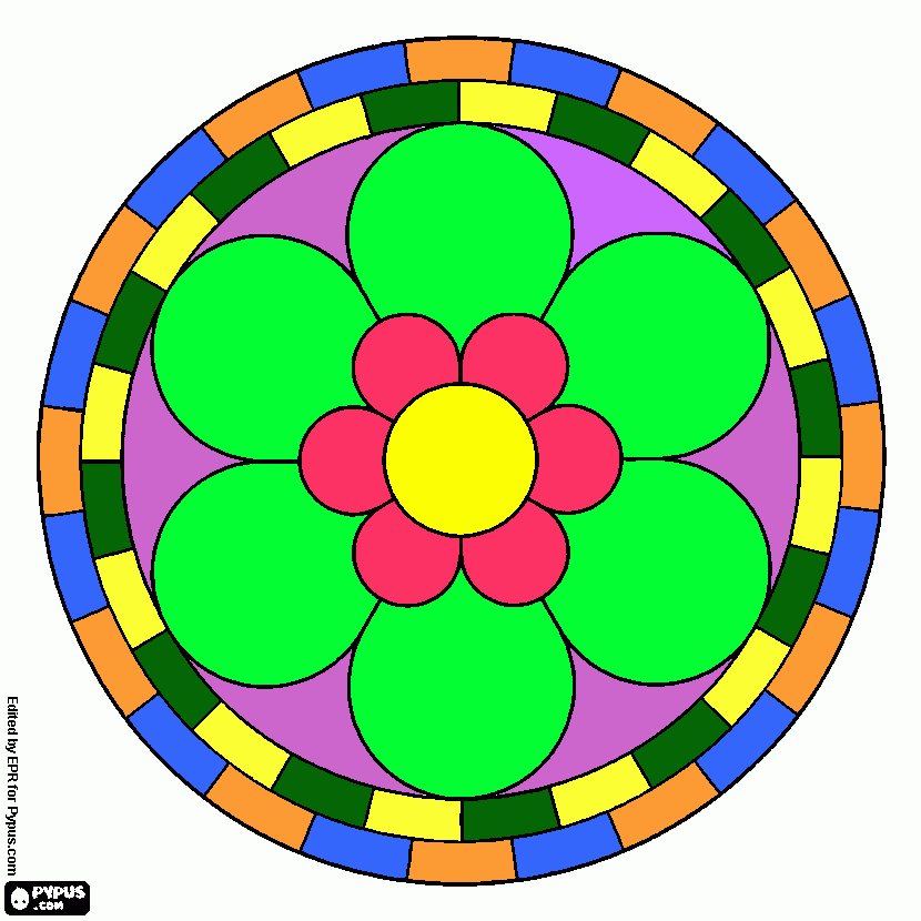 mandala para mi para colorear