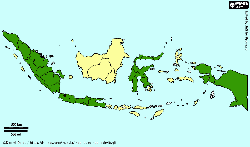 mapa cafetero indonesia para colorear