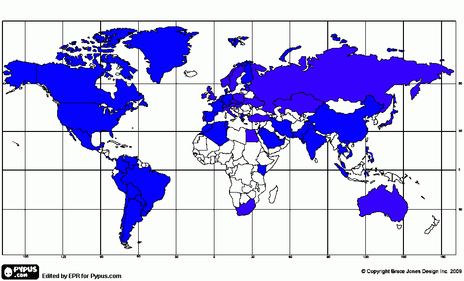 Mapa completo para colorear