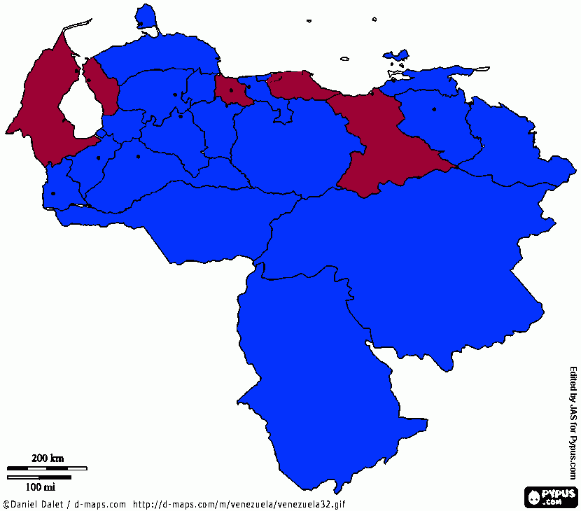 mapa con porcentaje de tecnologia para colorear