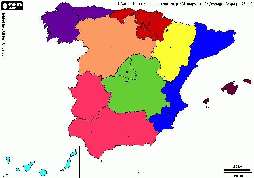 MAPA DE VIAJES para colorear