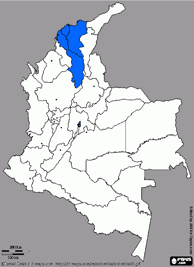 Mapa Farmatodo para colorear