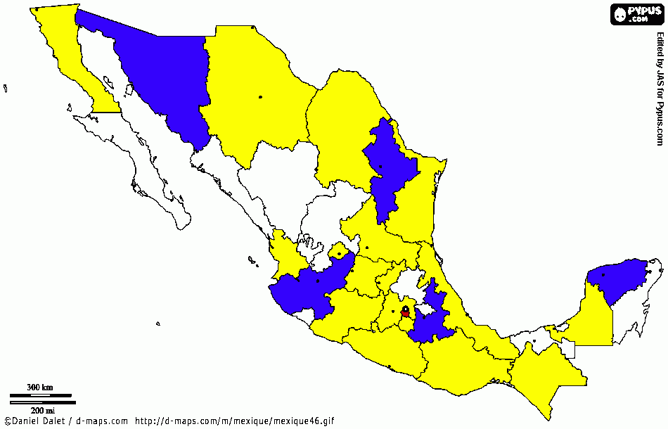 mapa m. nuclear para colorear