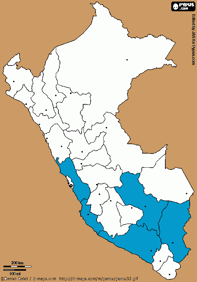 mapa para tarjeta para colorear