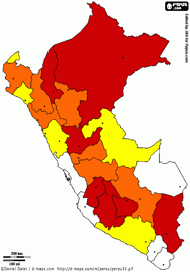 mapa pobreza extrema para colorear