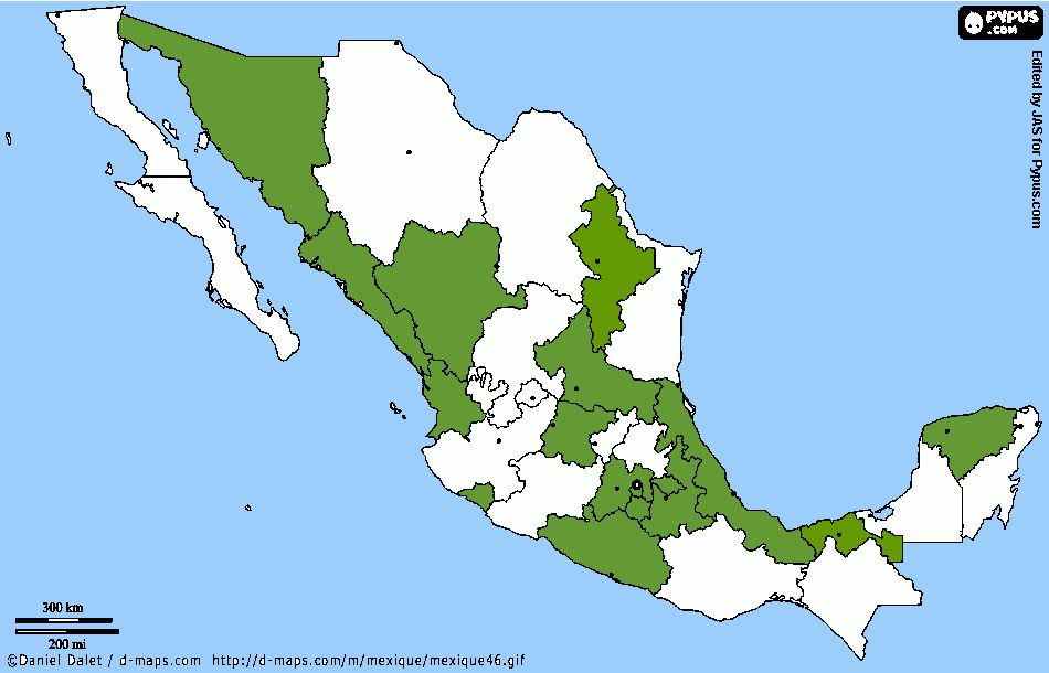 mapa red para colorear