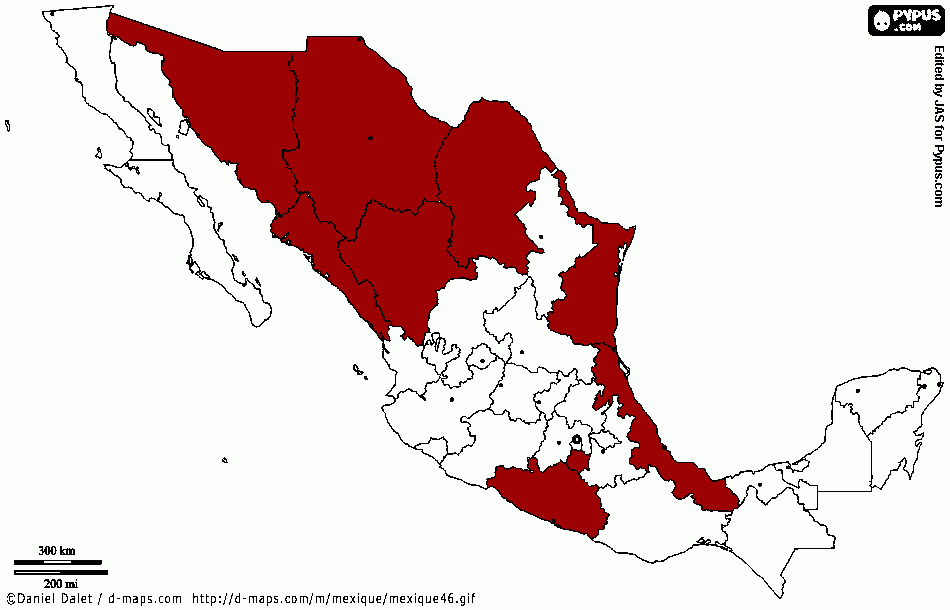 mapa revolucionario para colorear