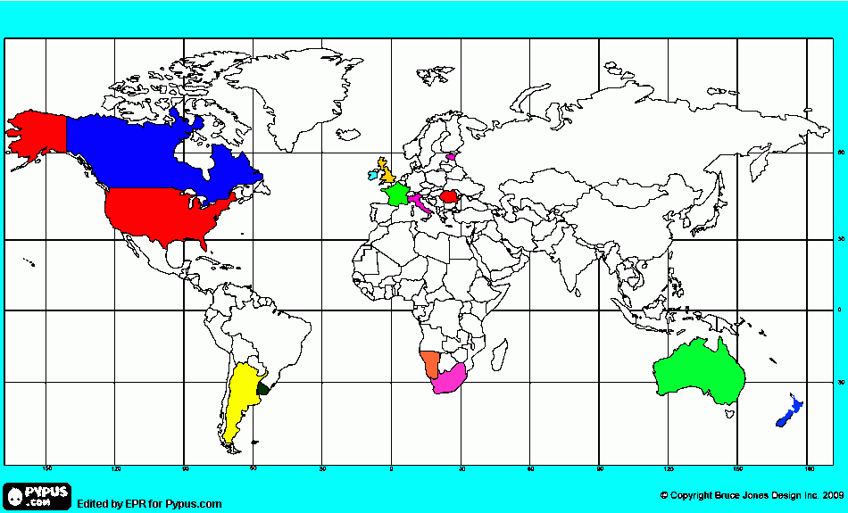 mapa sebastian para colorear