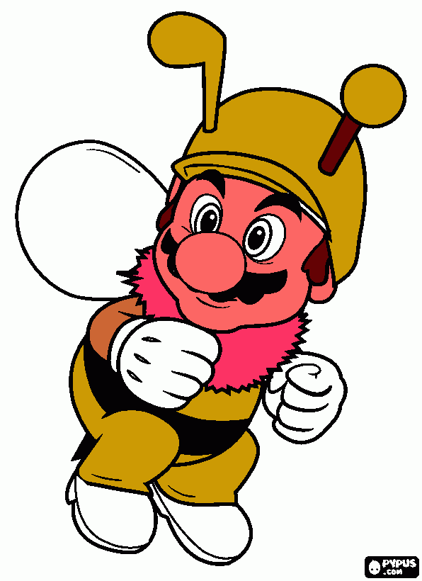 mario obeja para colorear