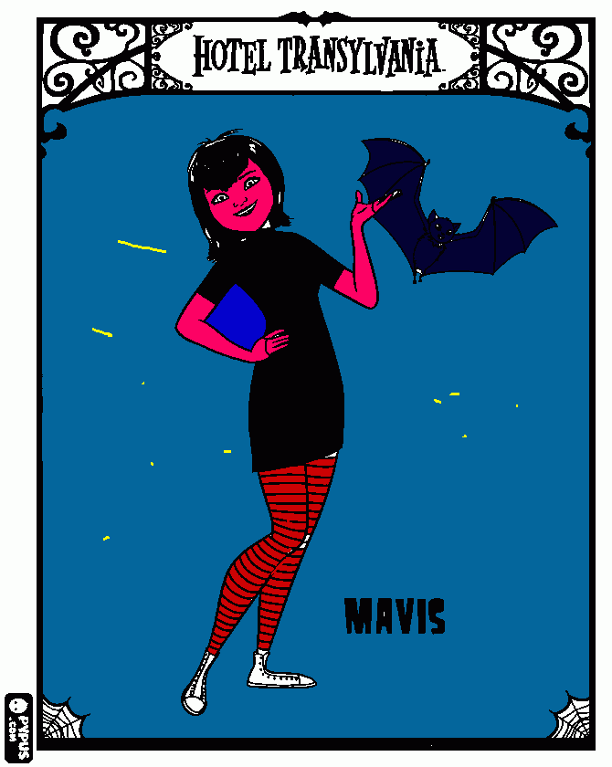 mavi iria para colorear