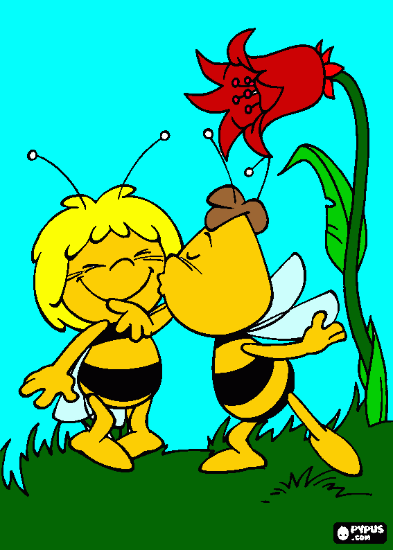 Maya the Bee para colorear