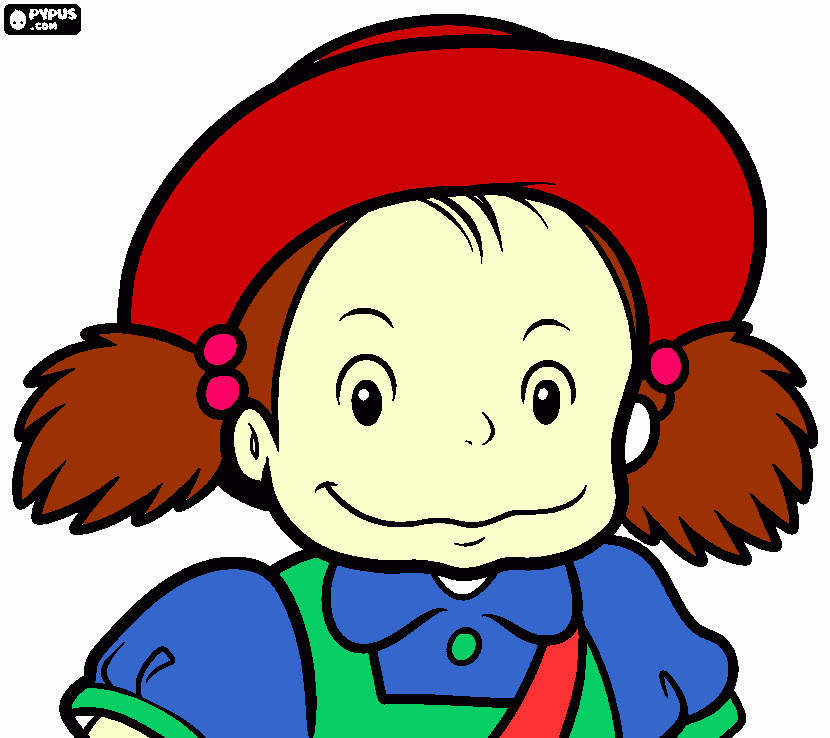 mei kusakabe para colorear