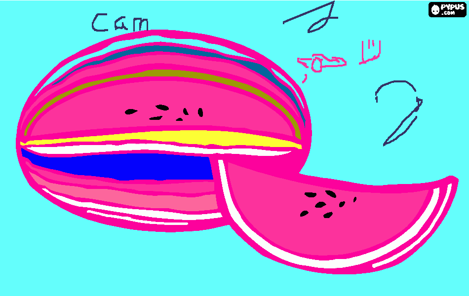 MELON GALAXIA para colorear