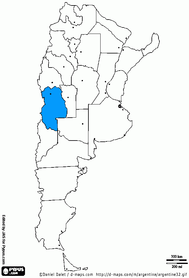 mendoza para colorear