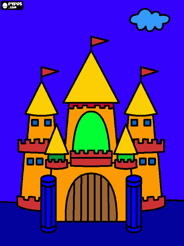 mi castillo de jose leonardo para colorear