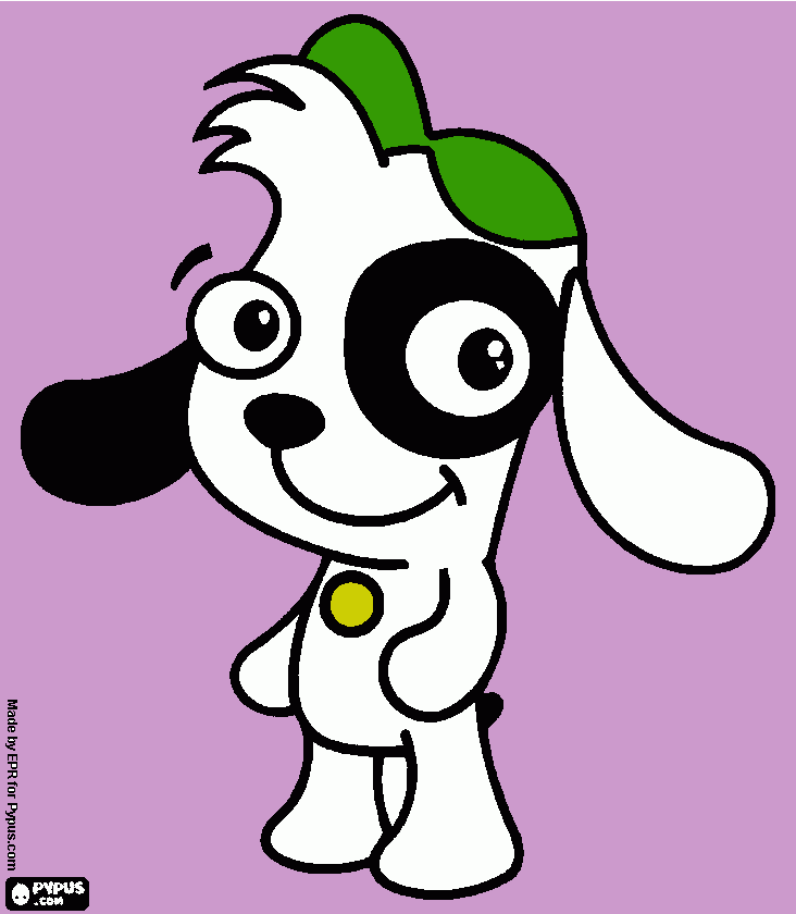 MI DIBUJO BONITO DE UN PERRITO  para colorear