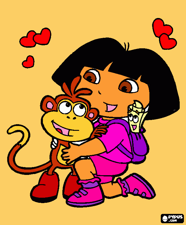 MI DIBUJO DE DORA para colorear