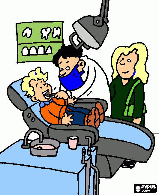 Mi dibujo de odontologia para colorear