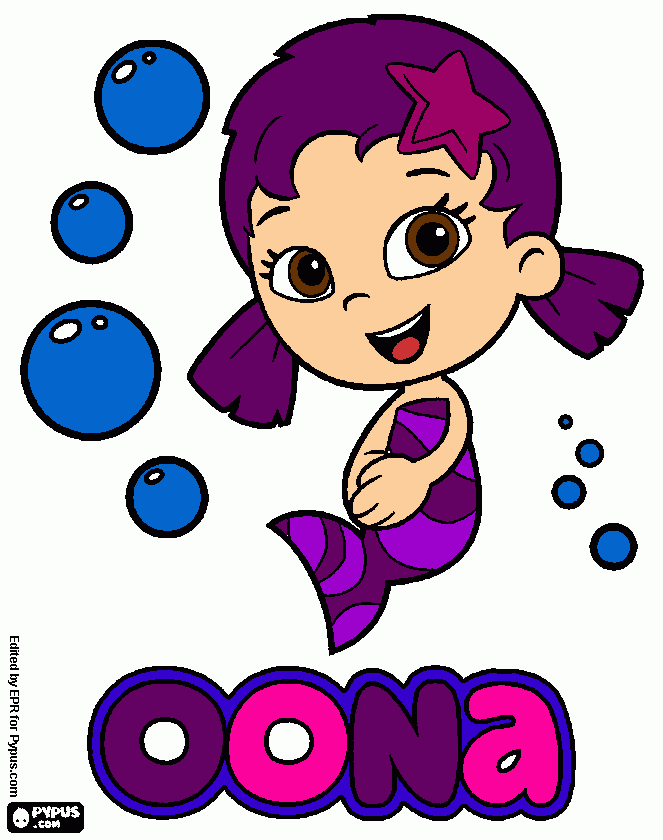 mi dibujo de oona igualito para colorear