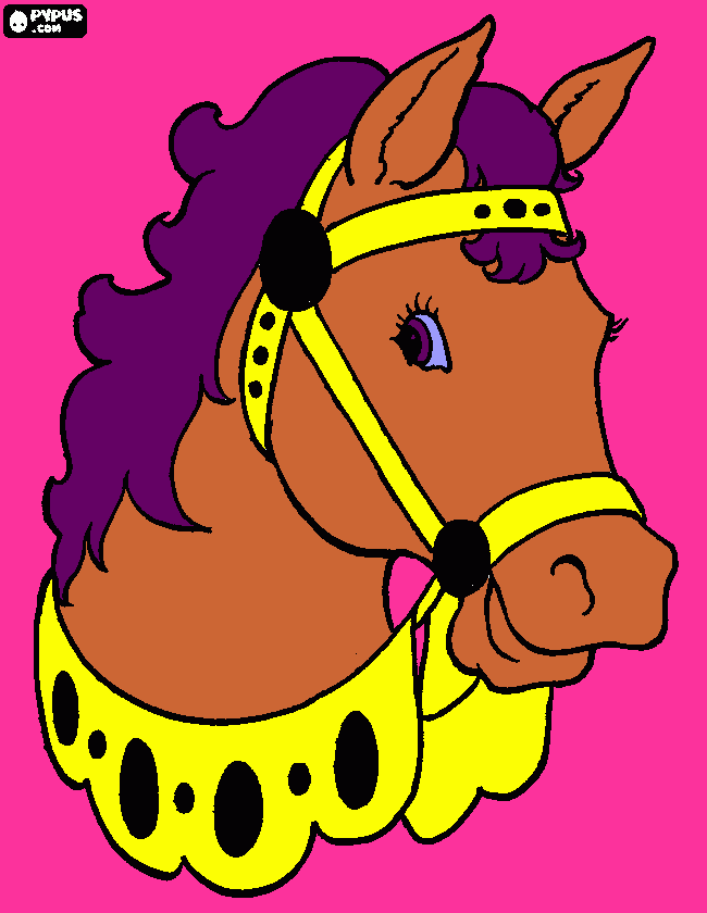 mi hermoso caballo para colorear