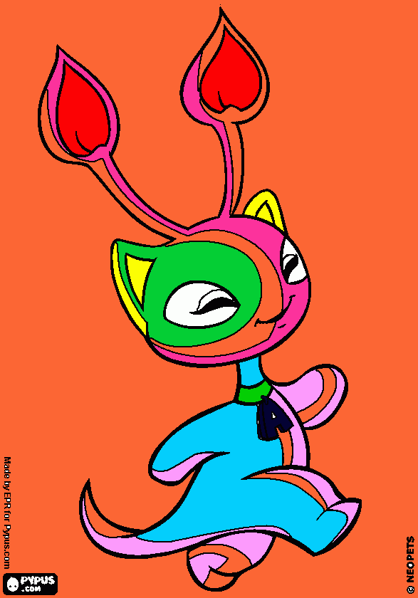 mi linda aisha para colorear