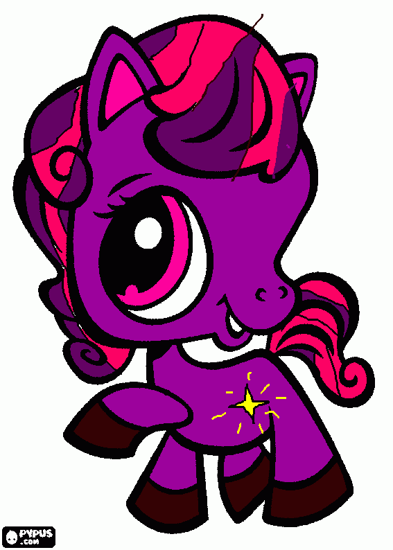 MI LITLE PONY para colorear