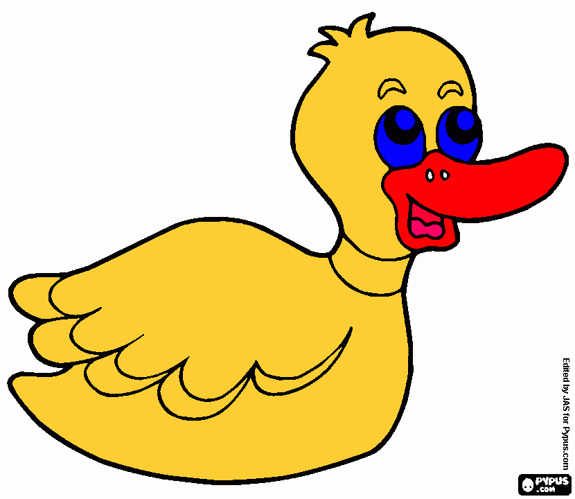 mi patito para colorear