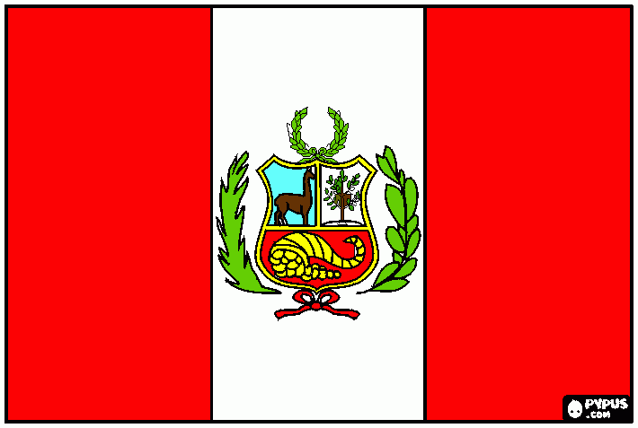 mi Perú para colorear