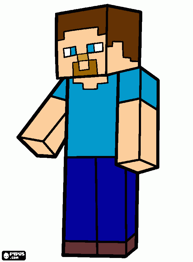 minecraf para colorear