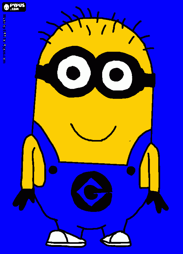 miniom para colorear