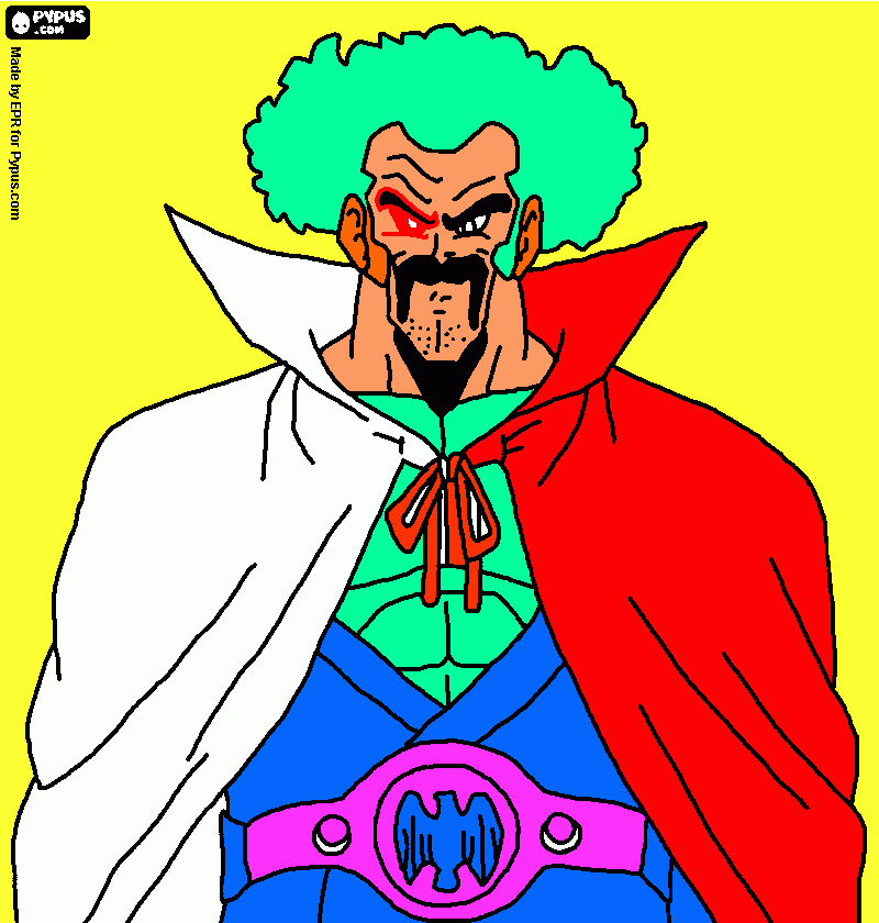 MISTER SATAN para colorear