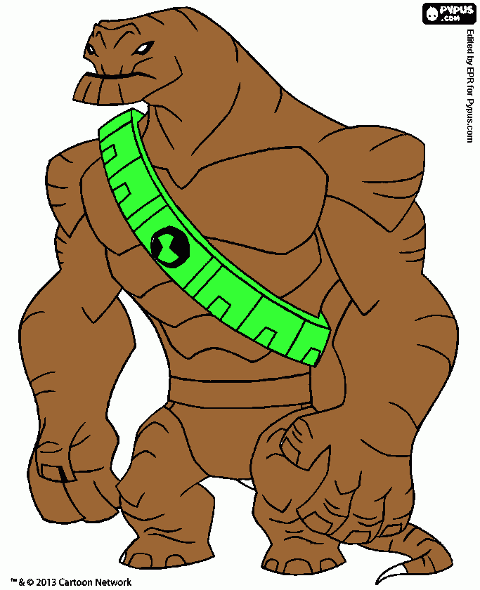 mongo saurio para colorear