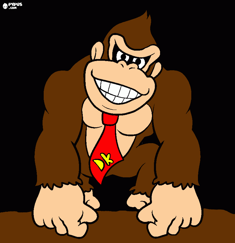 Monkey para colorear