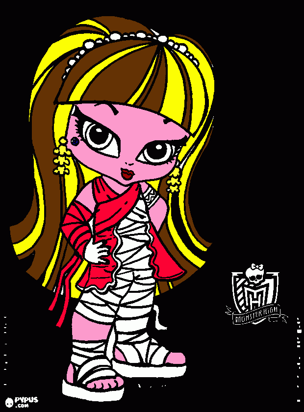 monster high bebe para colorear