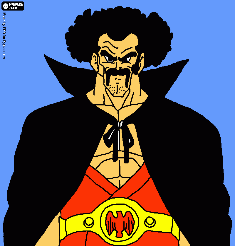 mr tersatan para colorear