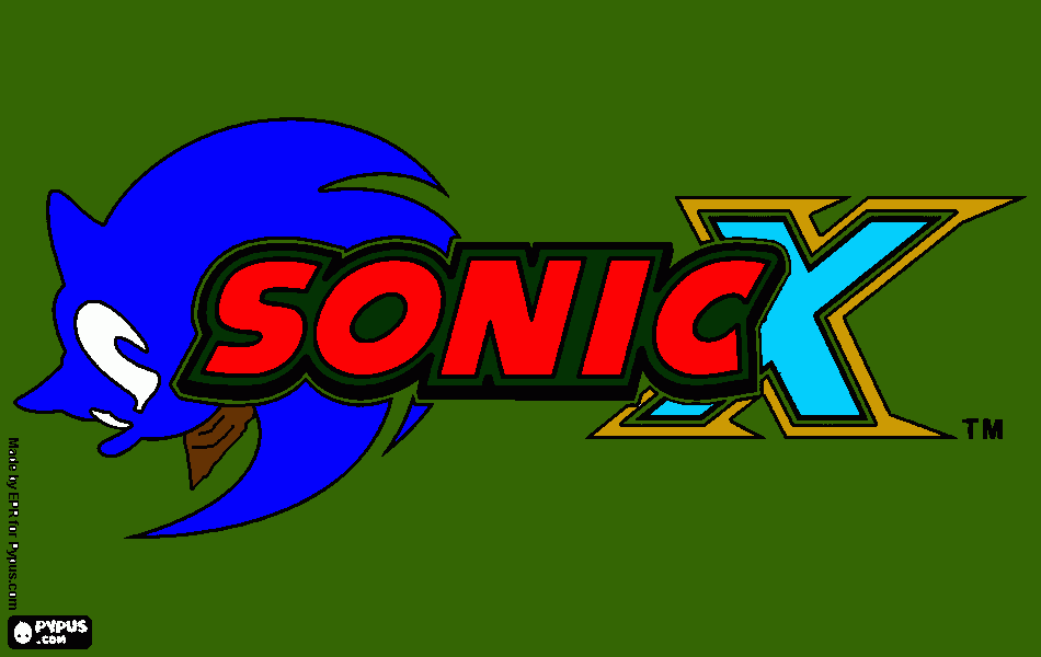 MUNDO SONIC BOOM para colorear