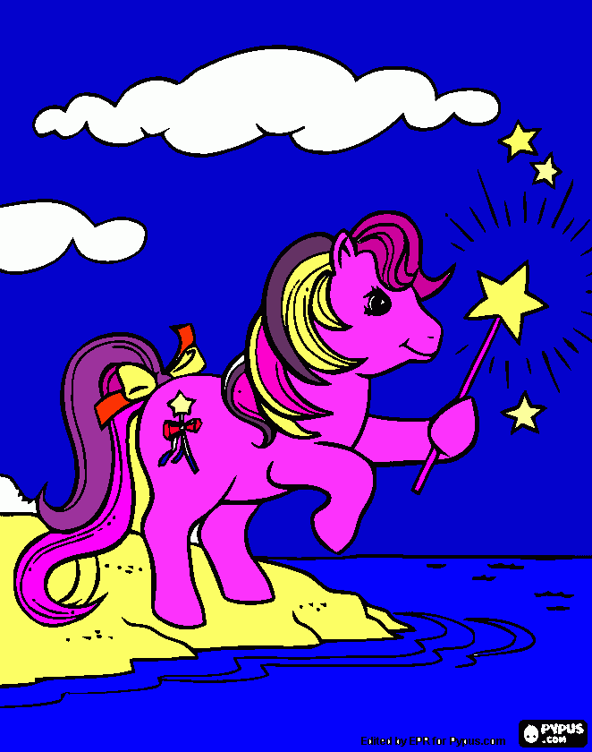 MY LITTRE PONY LA MAGIA DE L AMISTAD para colorear