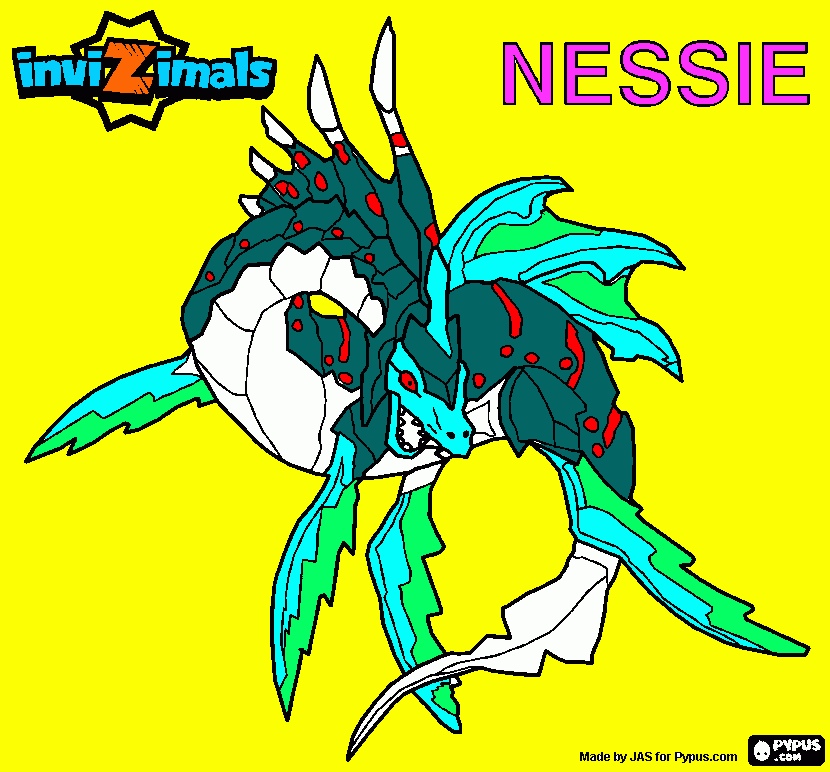 nessie rules para colorear