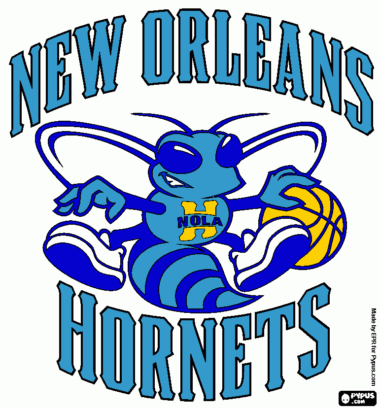 New Orleans Hornets para colorear