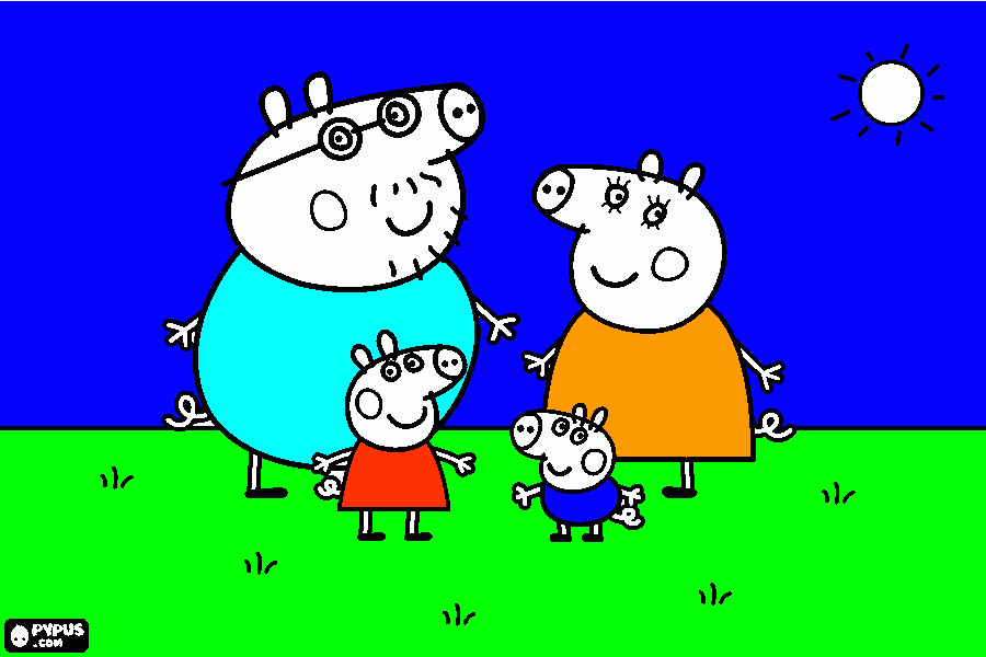 noa vargas peppa pig para colorear