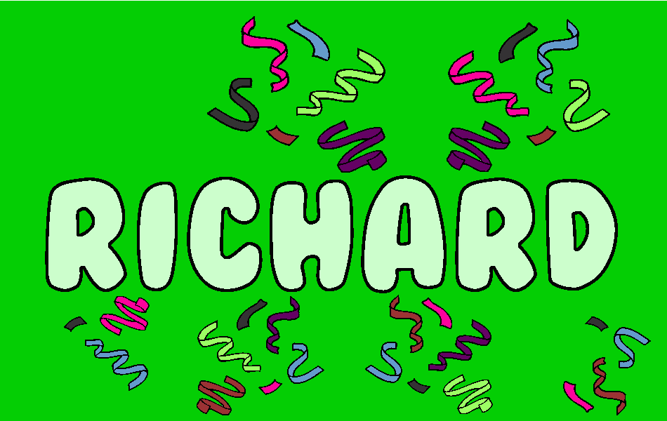 Nombre Richard para colorear