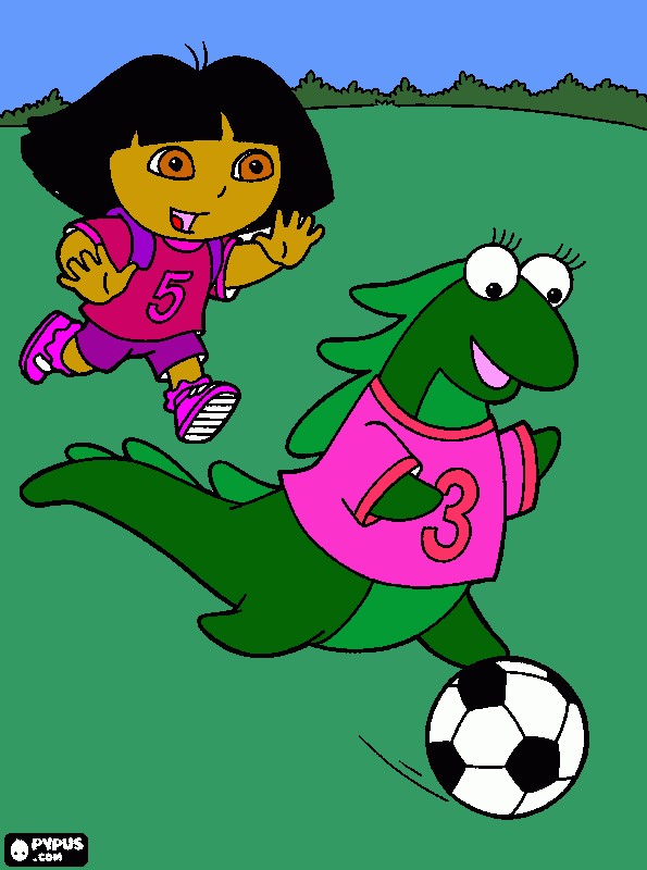 OTRO DIBUJO DE DORA para colorear