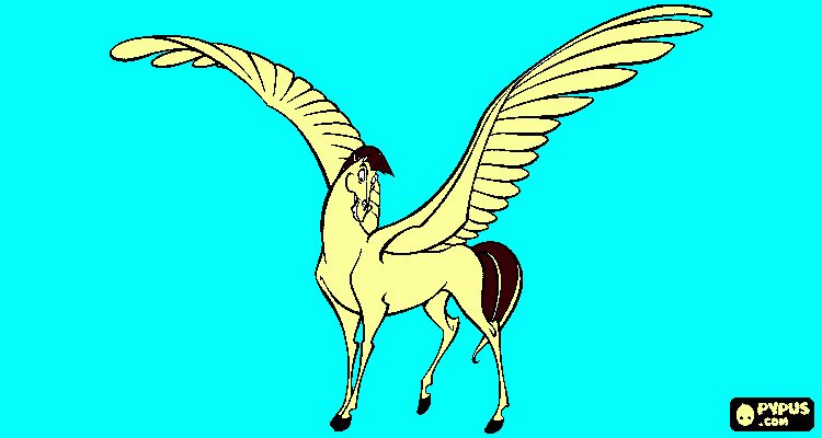 Otro Pegaso para colorear