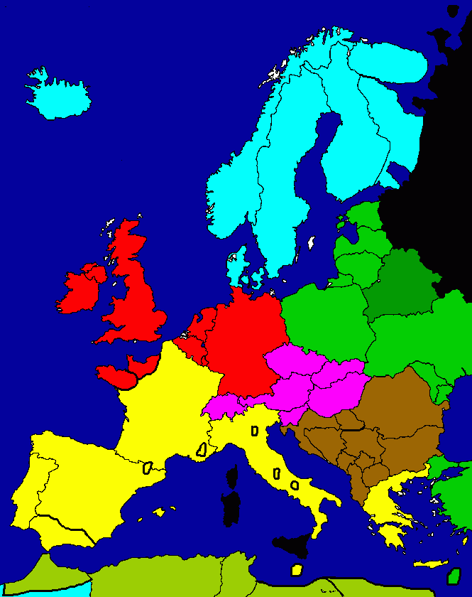 Parlamentos de la UE para colorear