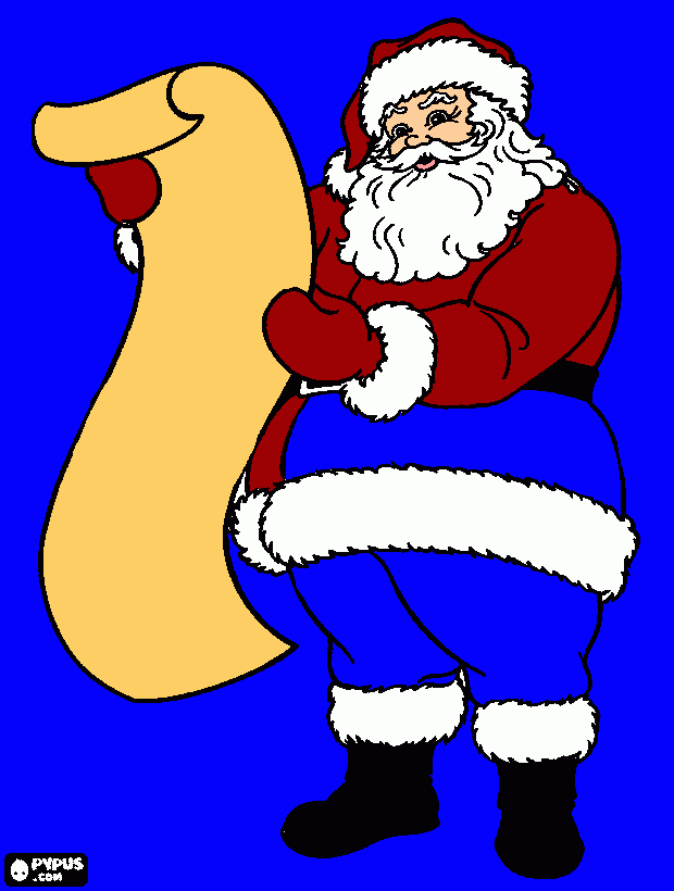 pascuero para colorear