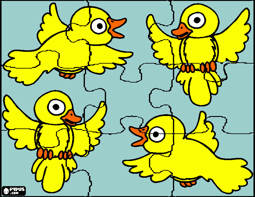 PATOS (CKUACK) para colorear