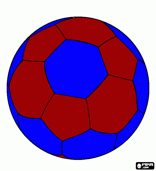 pelota futbol para colorear