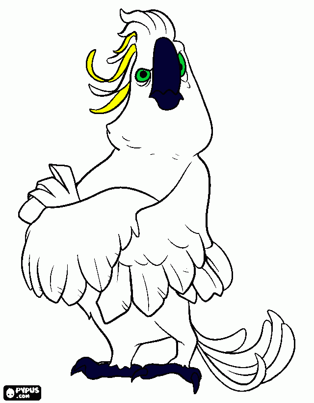 Pepillo para colorear