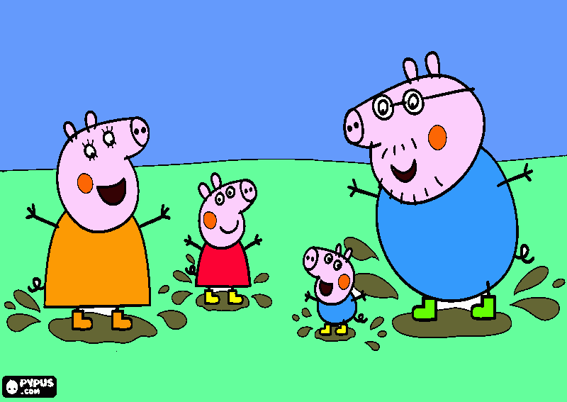 peppa   cerdita para colorear