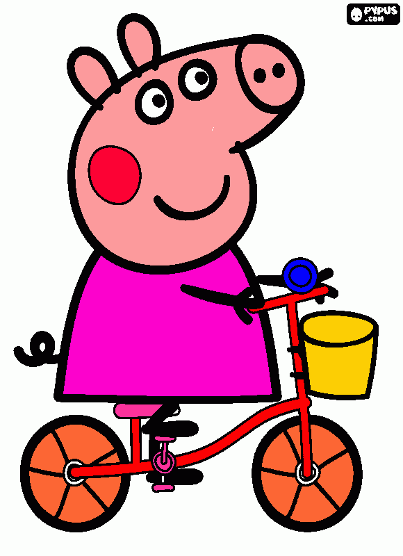 PEPPA LA SERDITA para colorear